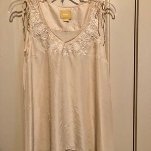 Maeve Anthropologie Silk Afterglow Top
